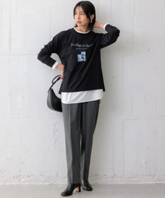 【洗える】Ｌｅ　ｃｏｌｌａｇｅ　ロゴロンＴＥＥ（ＫＫＷＷＣＡ０３３６）