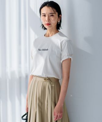 【洗える】Ｎｅｏ　Ａｔｔｉｔｕｄｅ　ロゴＴシャツ（ＫＫＷＷＣＭ０３３５）