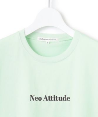 【洗える】Ｎｅｏ　Ａｔｔｉｔｕｄｅ　ロゴＴシャツ（ＫＫＷＷＣＭ０３３５）