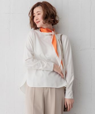 ＜23区 L (Women/大きいサイズ)＞【Ｏｇｇｉ４月号掲載／洗える】ミニマルディテールプルオーバー　カットソー（ＫＫＷＷＣＭ０３３６）