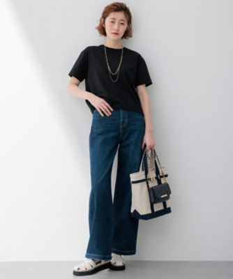 【洗える】スビンギザ　クロップド　Ｔシャツ（ＫＫＷＷＣＭ０４３８）
