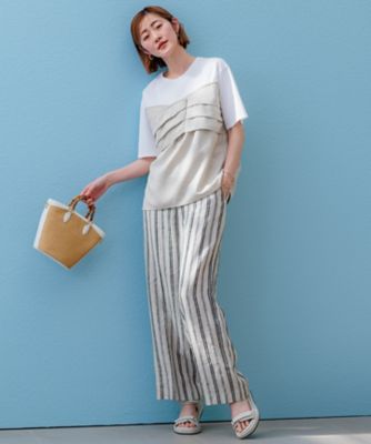 【好評につき新色追加】スムースデザイン　コンビ　カットソー（ＫＫＷＷＣＭ０５３０）