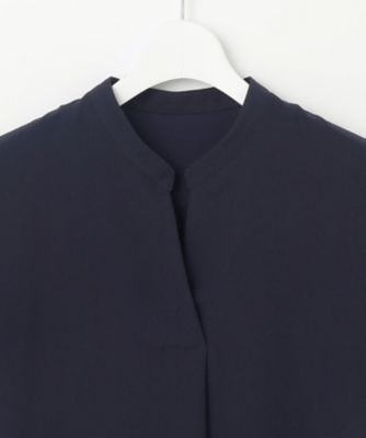 洗える】ストレッチジョーゼット フレンチスリーブ カットソー