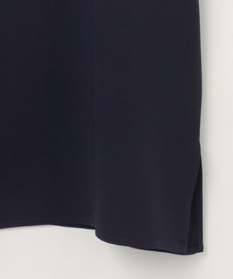 洗える】ストレッチジョーゼット フレンチスリーブ カットソー