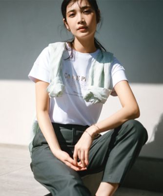 【ＵＶカット／洗える】ＣＡ　ＭＥ　ＰＬＡＩＴ　ロゴＴシャツ（ＫＫＷＷＣＭ０６３７）
