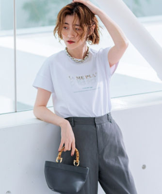 UVカット／洗える】CA ME PLAIT ロゴTシャツ