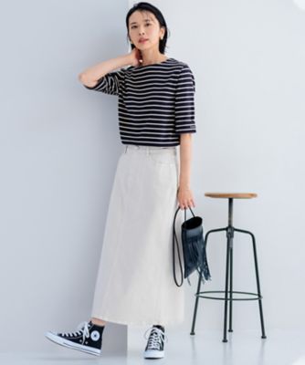 【Ｏｇｇｉ４月号掲載／一部店舗限定】Ａｒｍｏｒ－ｌｕｘ　５分袖　ボーダー　カットソー（ＫＫＷＷＣＭ０８３０）