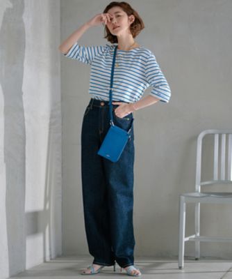 【Ｏｇｇｉ４月号掲載／一部店舗限定】Ａｒｍｏｒ－ｌｕｘ　５分袖　ボーダー　カットソー（ＫＫＷＷＣＭ０８３０）