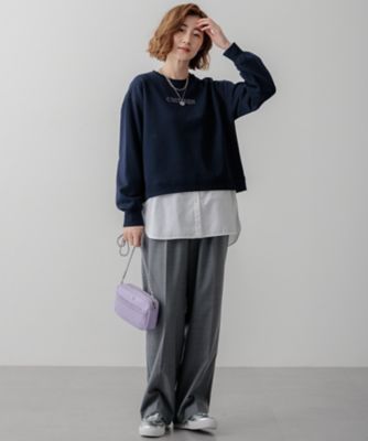 【一部店舗限定／洗える】クリアコットンテリー　セットアップ　ロゴ　スウェット（ＫＫＷＷＣＷ０８１０）