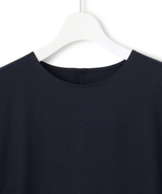 汗じみ防止加工】スカーフプリントコンビ フレンチスリーブ カットソー