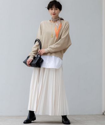 25aw 極美品■23区■洗える シャイニーコットンテリー ドルマン スウェット 洗える】シャイニーコットンテリー ドルマン スウェット / 23区