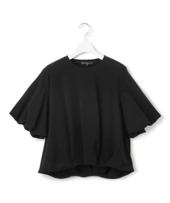 【ＷＥＢ＆一部店舗限定／接触冷感】ツイストコットンプレーティング　バルーンスリーブ　カットソー（ＫＫＷＷＧＡ０８１０）