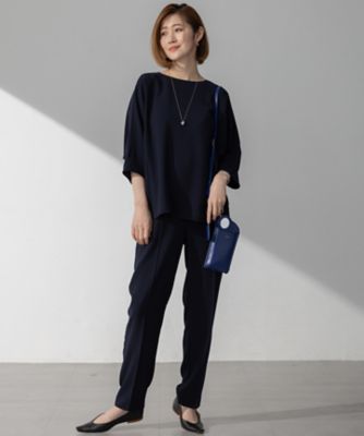 【新品タグ付き】n♡line スーツ 13号 XLサイズ ストレッチ　シルク生地 吸水速乾／UVカット／接触冷感】ストレッチジョーゼット
