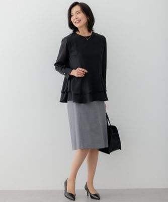 あ*⁠様 日本製シフォンブラウス3点セット9号サイズ 大きいサイズ レディース ビジュー付きシフォンブラウス mncut
