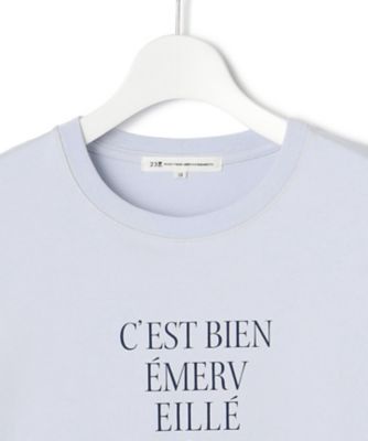 tシャツ 「洗える」レタープリント ロンTEE レディース 洗える】レタープリント ロンTEE / 23区 | ファッション通販