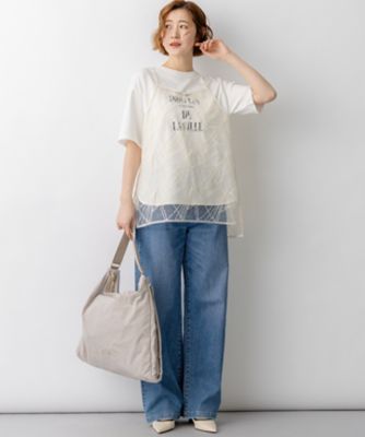 刺繍レース キャミソール（KKWWLM0334） | 23区 L (Women
