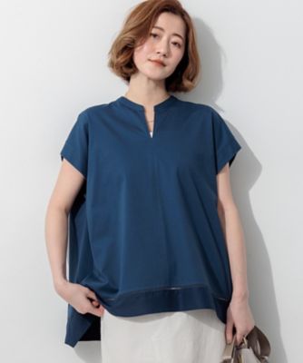ちき♡レース被布 ラダーレースジャージー ハンカチーフヘム カットソー