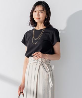 【洗える】ＡＬＢＩＮＩジャージー　Ａライン　Ｔシャツ（ＫＫＷＷＳＭ０５３３）
