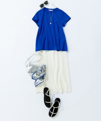 【洗える】ＡＬＢＩＮＩジャージー　Ａライン　Ｔシャツ（ＫＫＷＷＳＭ０５３３）