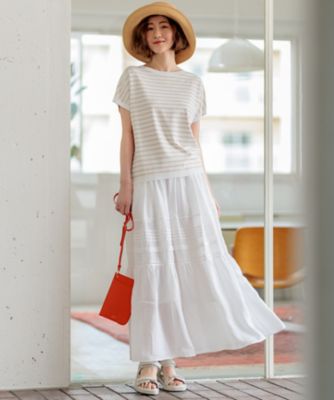 23区【VERY掲載】レーヨンポリエステルストレッチ プルオーバー ニット 新色追加／VERY5月号掲載】レーヨンポリエステルストレッチ