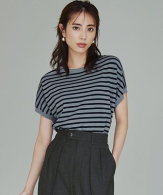 【新色追加/VERY5月号掲載】レーヨンポリエステルストレッチ プルオーバー ニット 23区｜【新色追加/VERY5月号掲載】レーヨンポリエステル