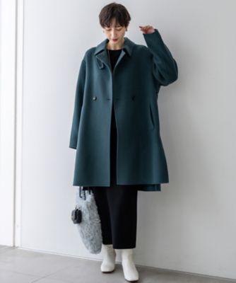 洗える／吊り干しOK】レーヨンストレッチ ドルマンスリーブ ニット