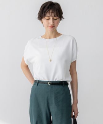 【洗える】レーヨンポリエステルストレッチ　プルオーバー　ニット（ＫＲ２３ＧＭ０４５４）