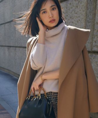 ウールカシミヤブレンドバルキー　タートルネック　ニット（ＫＲ２３ＩＷ０５０３）