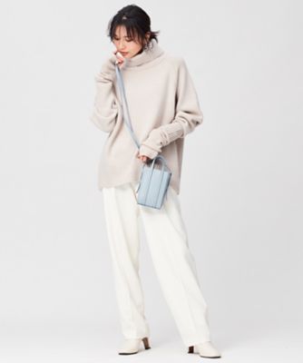 ウールカシミヤブレンドバルキー　タートルネック　ニット（ＫＲ２３ＩＷ０５０３）