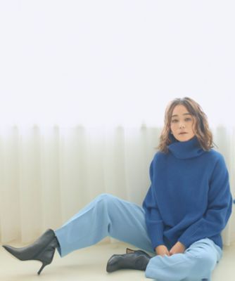 ウールカシミヤブレンドバルキー　タートルネック　ニット（ＫＲ２３ＩＷ０５０３）