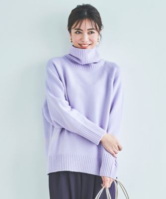 ウールカシミヤブレンドバルキー　タートルネック　ニット（ＫＲ２３ＩＷ０５０３）