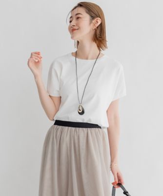 ＜23区 (Women)＞【洗える／好評につき新色追加】レーヨンポリエステルストレッチ　プルオーバー　ニット（ＫＲ２３ＳＭ０４５４）