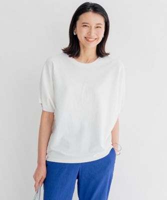 ＜23区 (Women)＞【洗える】レーヨンポリエステルストレッチ　ドルマン　ニット（ＫＲ２３ＳＭ０４５５）