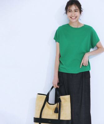 【新色追加／ＶＥＲＹ５月号掲載】レーヨンポリエステルストレッチ　プルオーバー　ニット（ＫＲ２６ＣＭ０４５４）