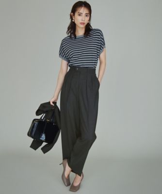 【新色追加／ＶＥＲＹ５月号掲載】レーヨンポリエステルストレッチ　プルオーバー　ニット（ＫＲ２６ＣＭ０４５４）