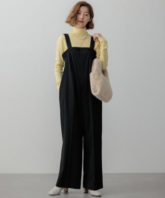 【Ｏｇｇｉ１月号／ＣＬＡＳＳＹ．１１月号掲載】ウーステッドウール　リブタートルネック　ニット（ＫＲ２６ＣＷ０４５４）