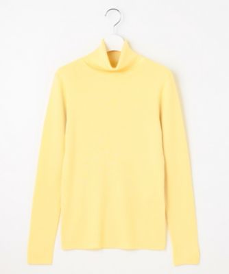 【Ｏｇｇｉ１月号／ＣＬＡＳＳＹ．１１月号掲載】ウーステッドウール　リブタートルネック　ニット（ＫＲ２６ＣＷ０４５４）