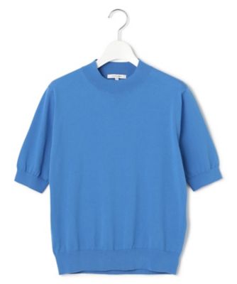 【Ｏｇｇｉ５月号掲載／洗える】プレミアムビオコットン　半袖　ニット（ＫＲ２６ＧＳ０２５１）