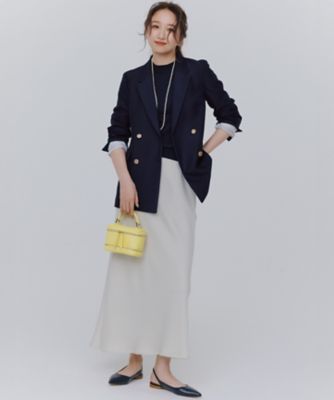 【Ｏｇｇｉ５月号掲載／洗える】プレミアムビオコットン　半袖　ニット（ＫＲ２６ＧＳ０２５１）