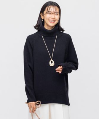 ウールカシミヤブレンドバルキー　タートルネック　ニット（ＫＲ２６ＩＷ０５０３）