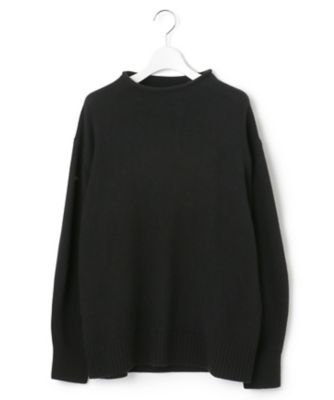 【素敵なあの人掲載】ウールカシミヤブレンドバルキー　モックネック　ニット（ＫＲ２６ＩＷ０５０４）