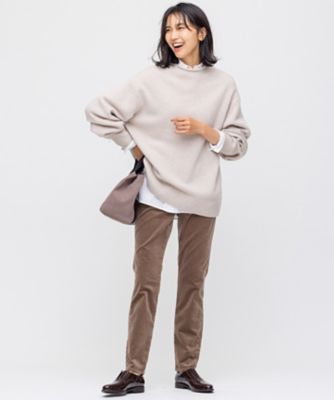 【素敵なあの人掲載】ウールカシミヤブレンドバルキー　モックネック　ニット（ＫＲ２６ＩＷ０５０４）