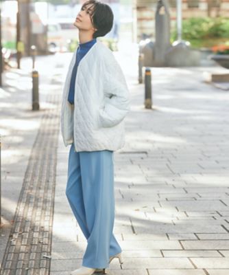 素敵なあの人掲載】ウールカシミヤブレンドバルキー モック