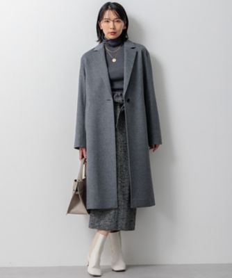 【Ｏｇｇｉ１月号／ＣＬＡＳＳＹ．１１月号掲載】ウーステッドウール　リブタートルネック　ニット（ＫＲ２７ＣＷ０４５４）
