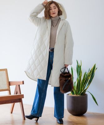【Ｏｇｇｉ１月号／ＣＬＡＳＳＹ．１１月号掲載】ウーステッドウール　リブタートルネック　ニット（ＫＲ２７ＣＷ０４５４）