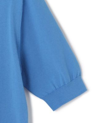 【Ｏｇｇｉ５月号掲載／洗える】プレミアムビオコットン　半袖　ニット（ＫＲ２７ＧＳ０２５１）