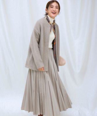 滝沢眞規子さん着用／WEB限定カラーあり】ウーステッドウール リブ
