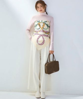 滝沢眞規子さん着用／WEB限定カラーあり】ウーステッドウール リブ