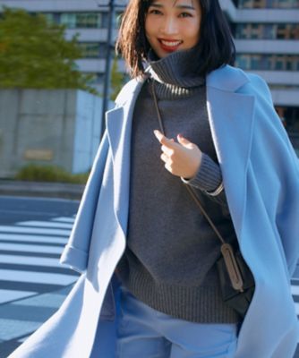 ＜23区 S (Women/小さいサイズ)＞ウールカシミヤブレンドバルキー　タートルネック　ニット（ＫＲ２７ＩＷ０５０３）