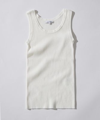 ＜23区 S (Women/小さいサイズ)＞【洗える】ニットリブ　タンクトップ（ＫＲ２７ＳＳ０２５８）